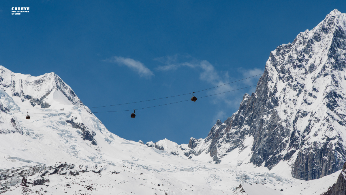 海螺沟的索道