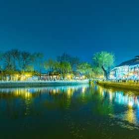 北京后海银锭桥