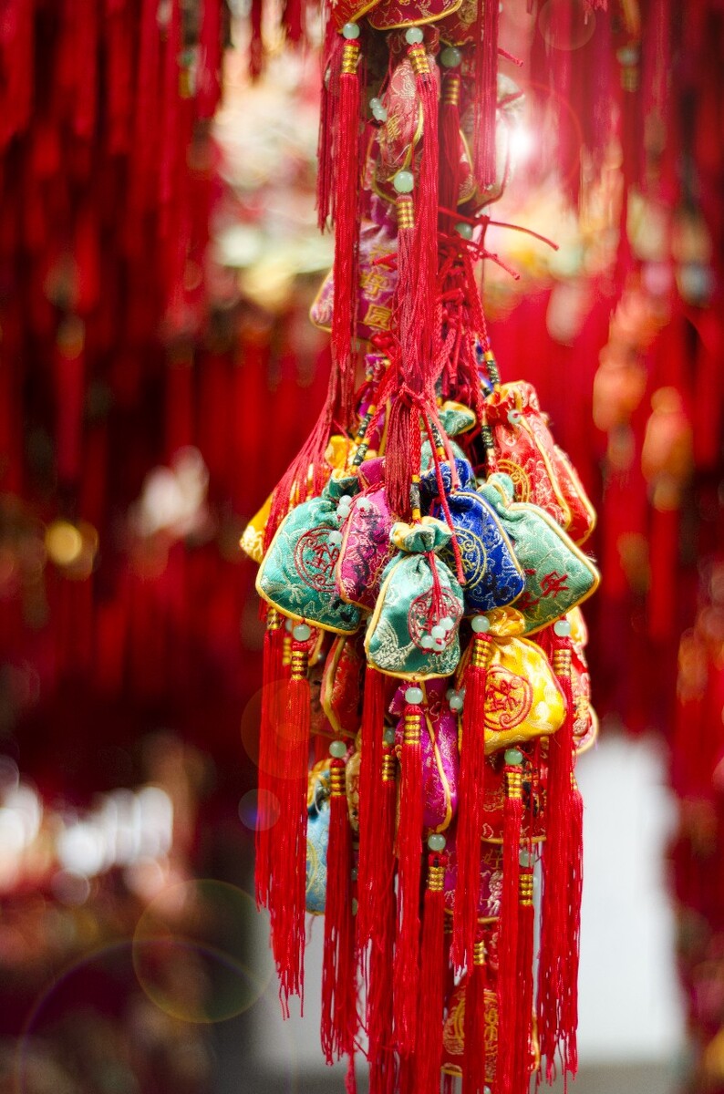 成都 锦里 武侯祠 蜀文化 竹 围栏 葫芦 屋檐 老街 灯笼 中国福 锦囊 蜀绣