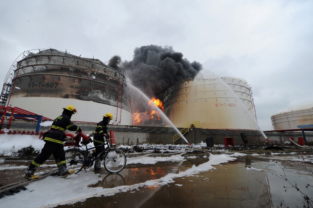 漳州古雷爆炸图片