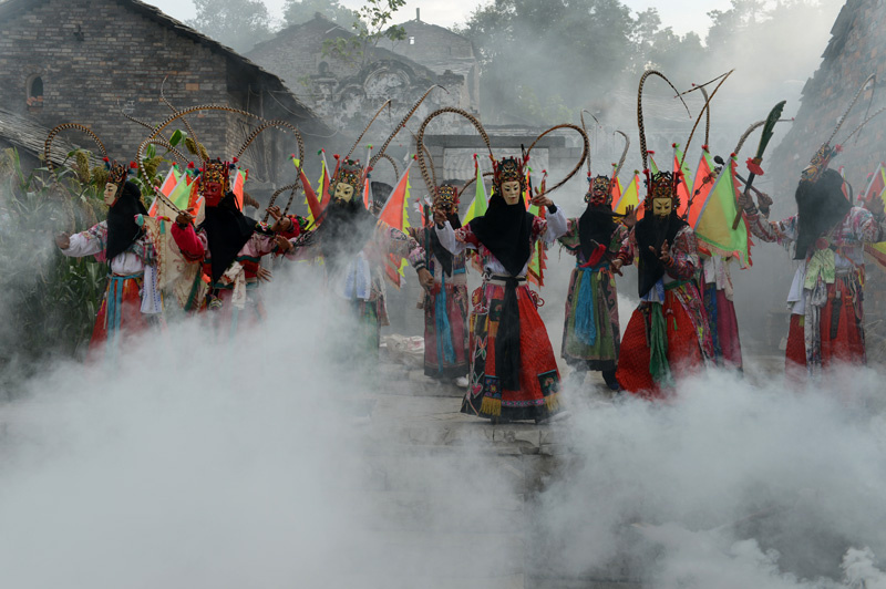 600年的贵州戏剧活化石安顺屯堡地戏