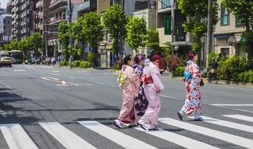 2016-5日本人文街拍 ：和服 (2)