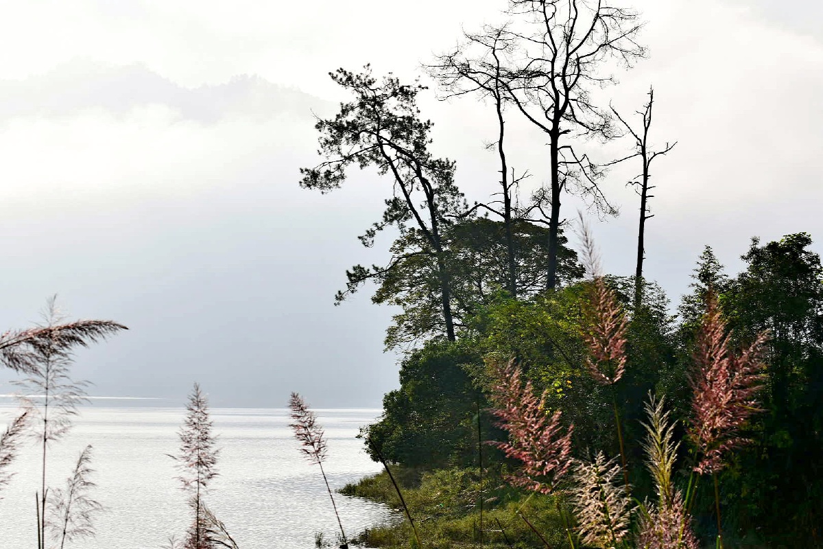 夭溪湖风光——浙江省杭州市桐庐县分水镇天溪湖