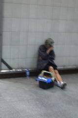 smoking old lady