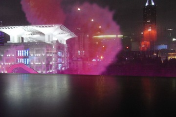 outside the window