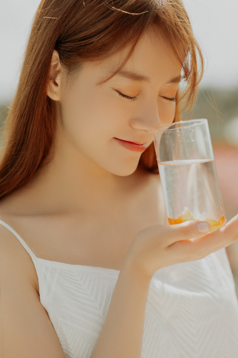 日系少女花栖影像