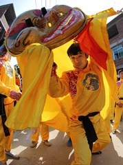舞狮迎佛庆新年5