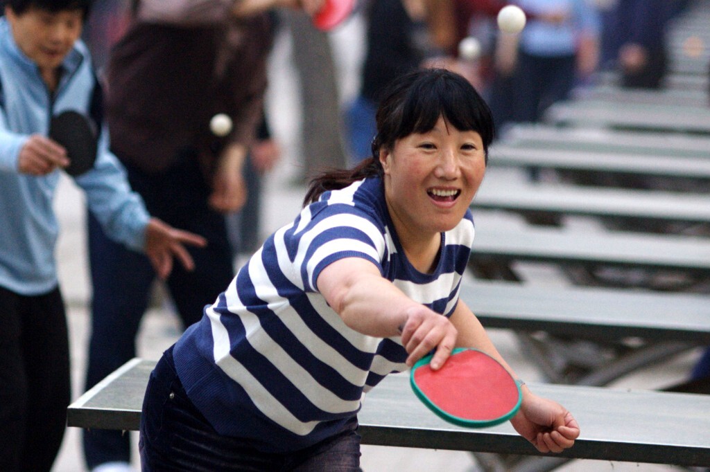 打乒乓球的西安人 - 佳能, 色彩, 尼康, 纪实, 街拍