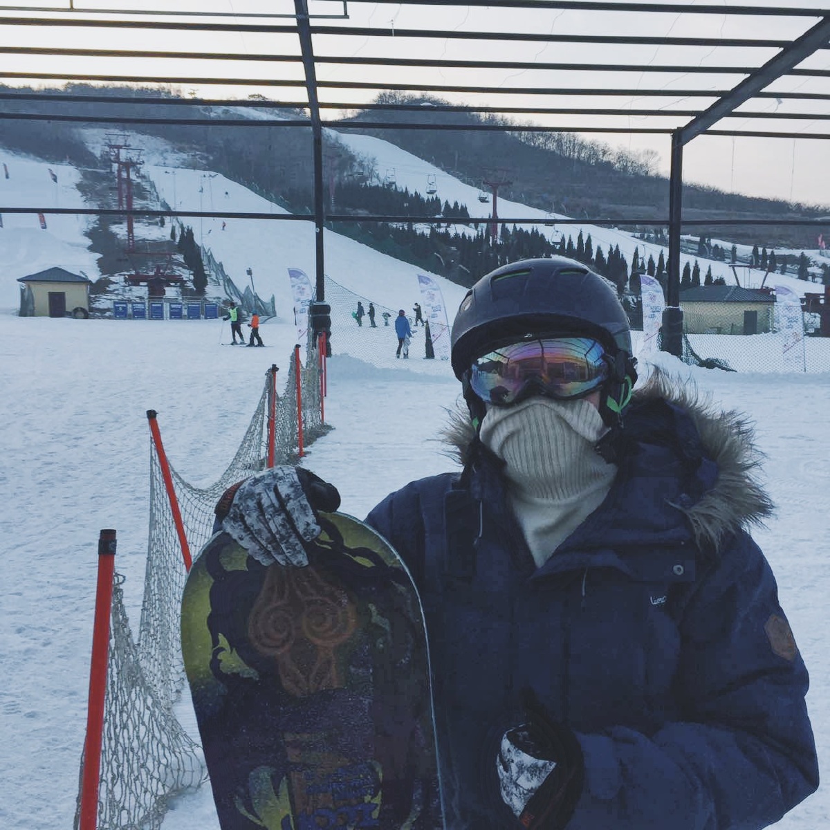 雪下的那么深 - 风光, 城市, 手机, 胶片, 后期, 大