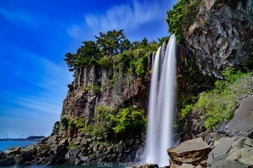 济州岛正房瀑布1