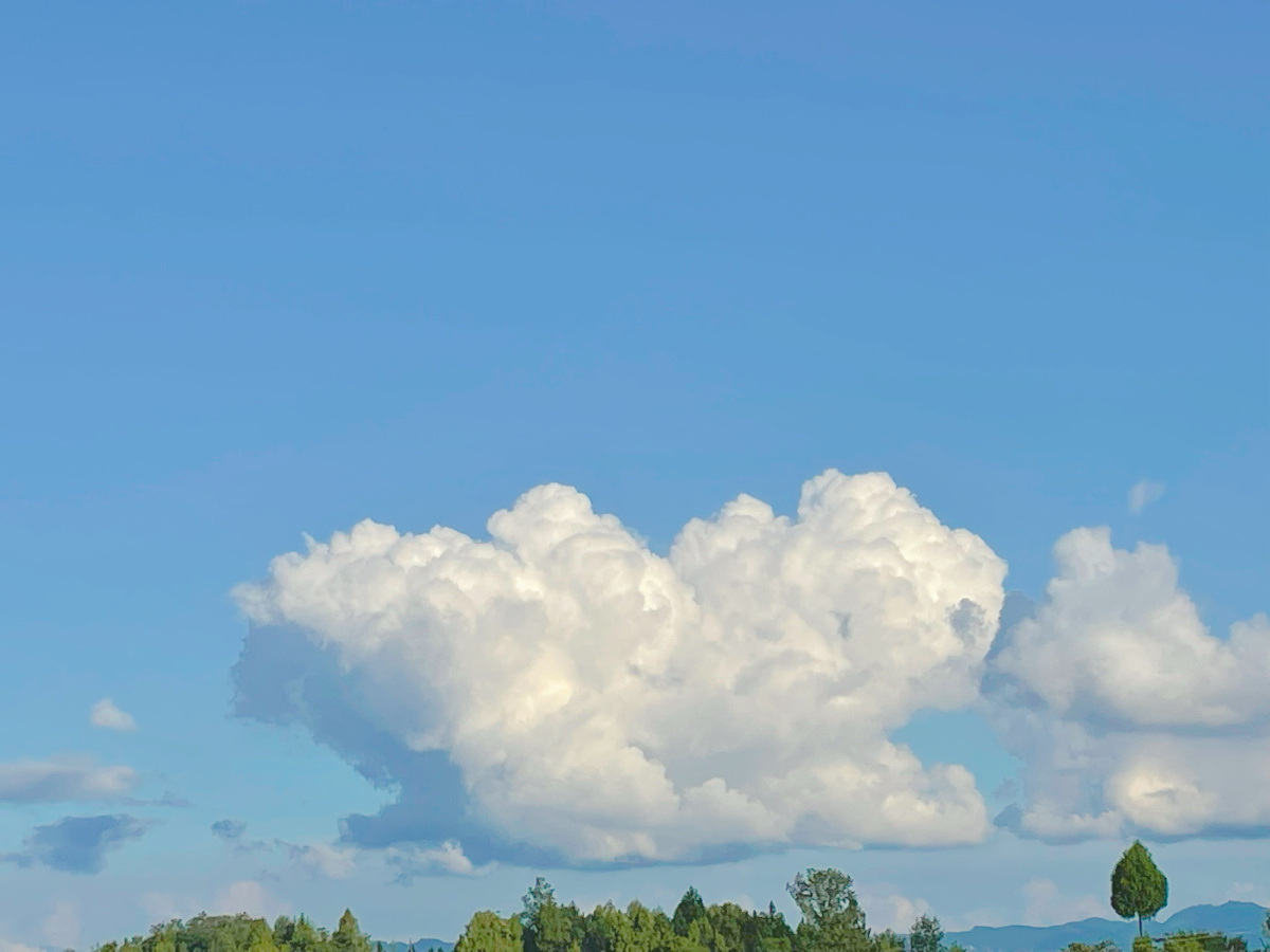 谁会不喜欢这棉花糖般的白云呢