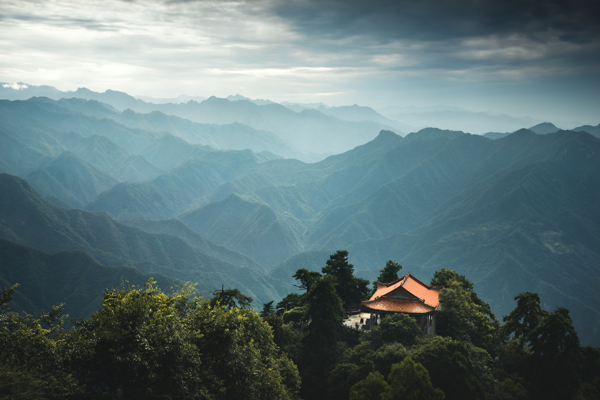 秦岭终南山南五台