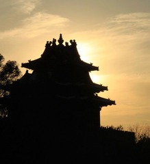 角楼夕阳