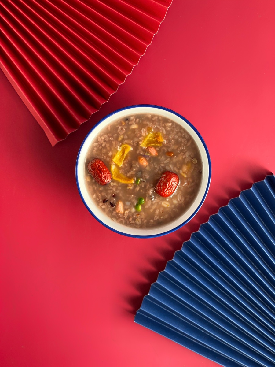 摄影大赛晚餐#午餐#碗#粥腊八粥八宝粥大枣粥腊八节蔬菜の王国手机