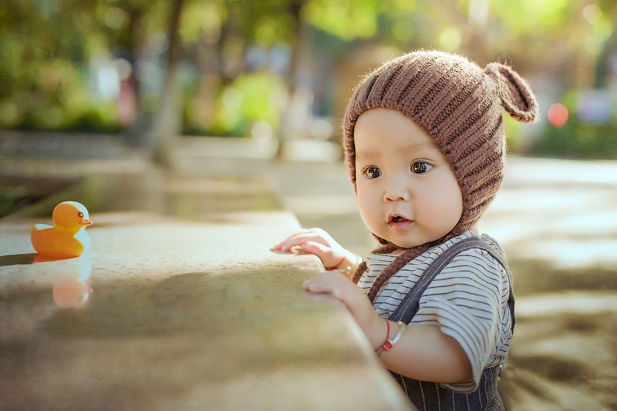 秋日外景大眼萌娃来一波