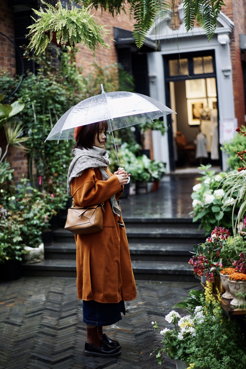 8 下雨天打着伞去摄影真的很不方便…?相机镜头有被溅湿了?69♂15