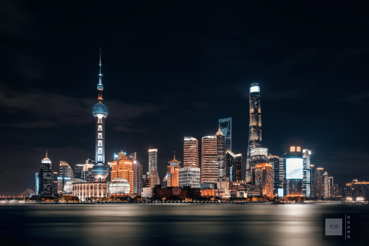 上海陆家嘴夜景