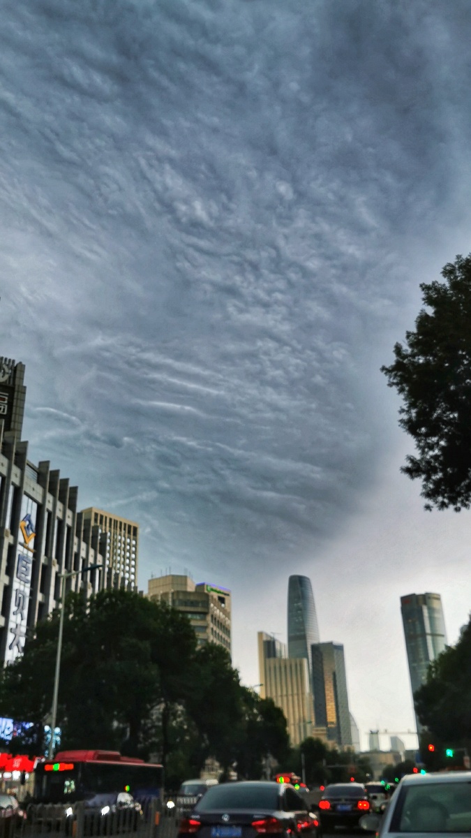 昨天惊遍天津到糙面云