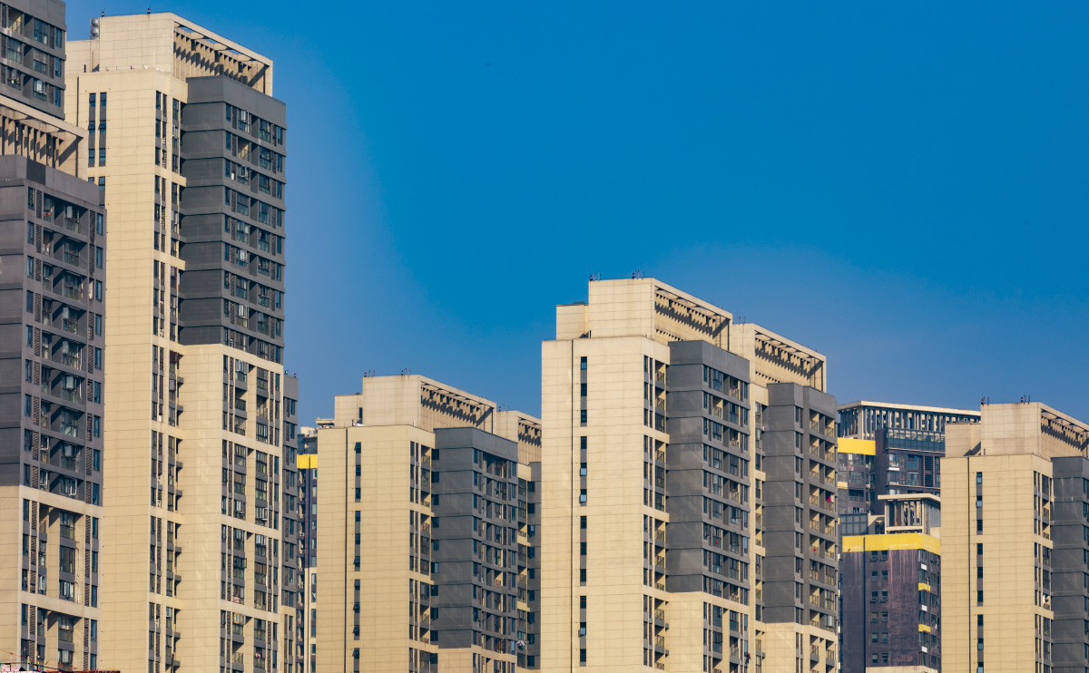 武汉市高层住宅楼外观