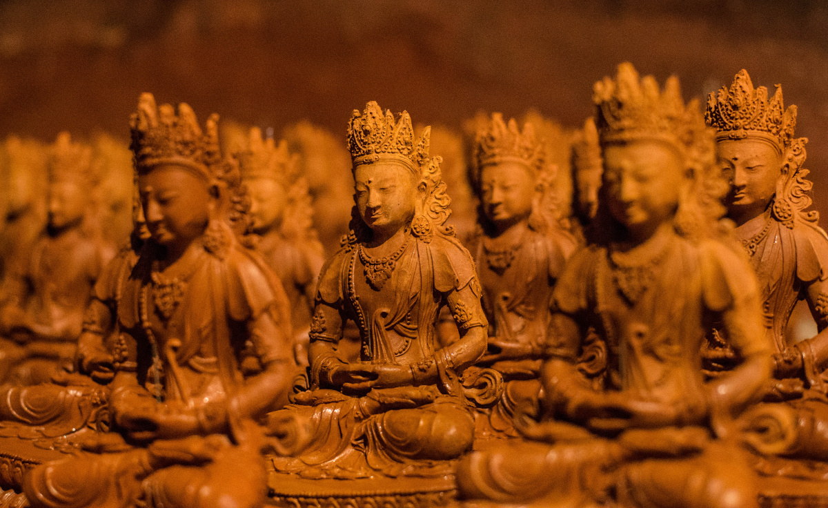 大昭寺喇嘛 白居寺泥菩萨