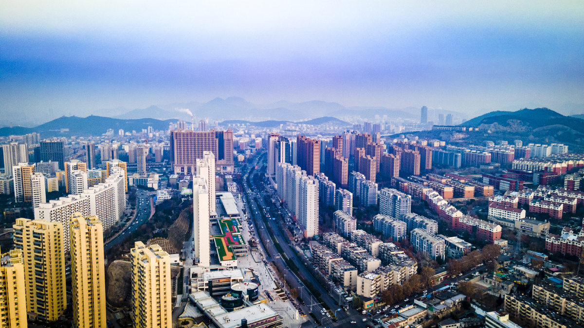 线市容#摩天大楼市中心#办公室城市的鸟瞰全景图建筑建筑物还没有人