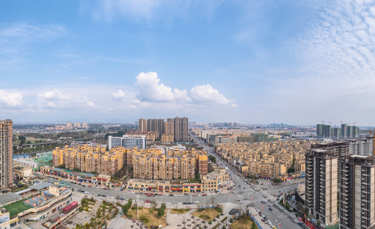 彭州南部新城全景图