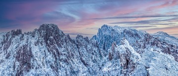 黄山，冬季雪景，高清大图