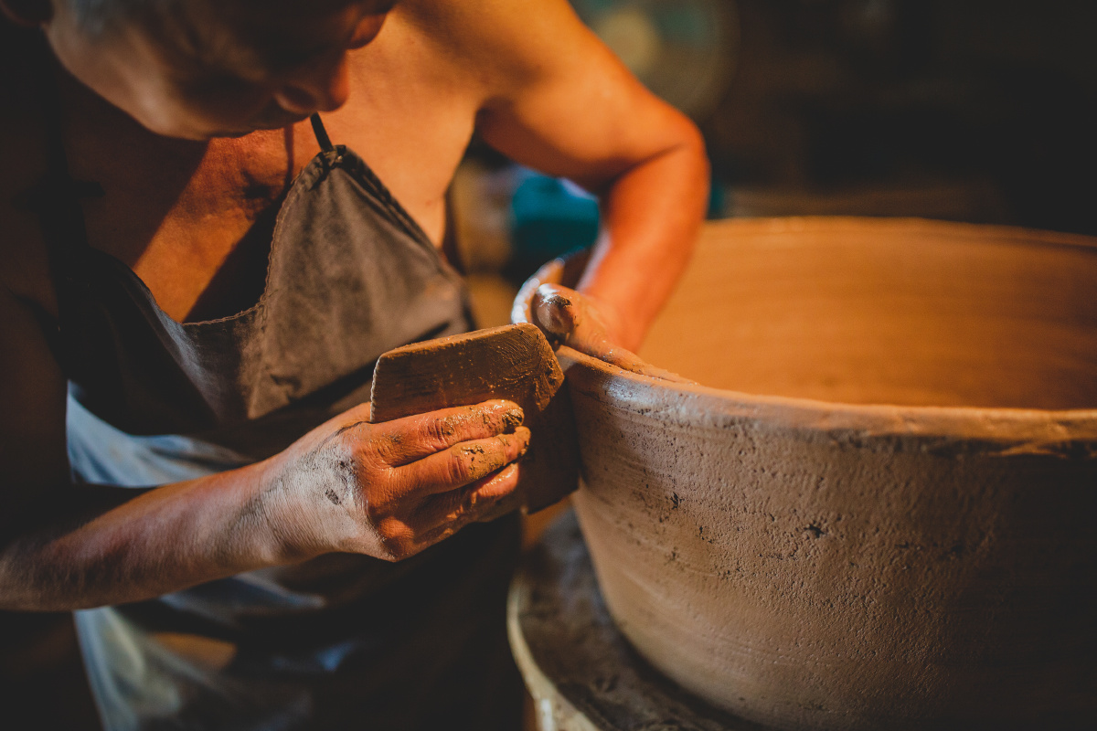 纯手工制陶泾县非物质文化遗产