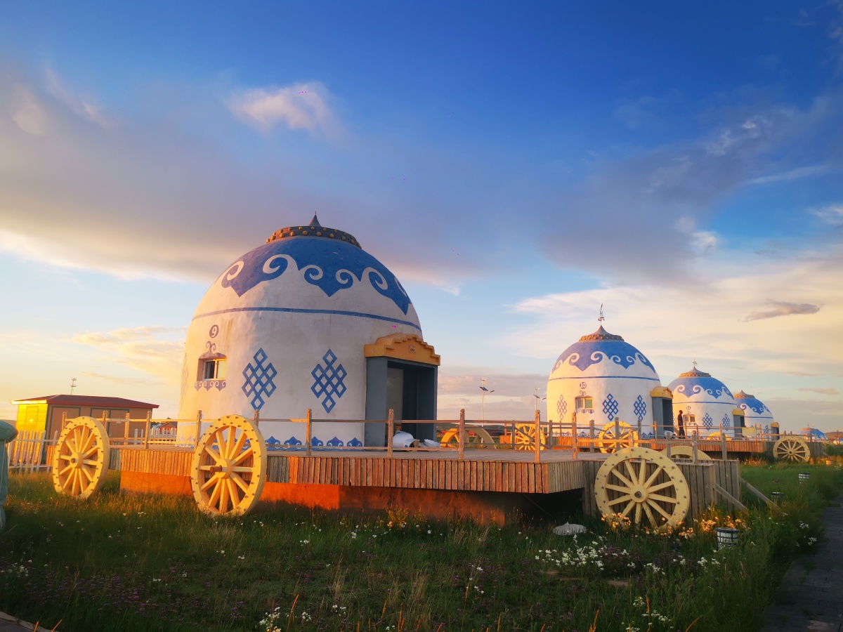 锡林郭勒太仆寺旗草原日落