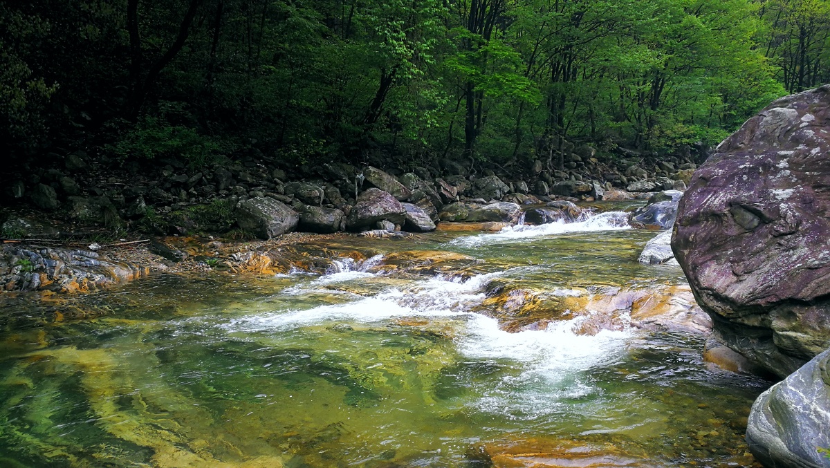 山涧小溪--大山深处自然美最美的是云烟,看不够的是