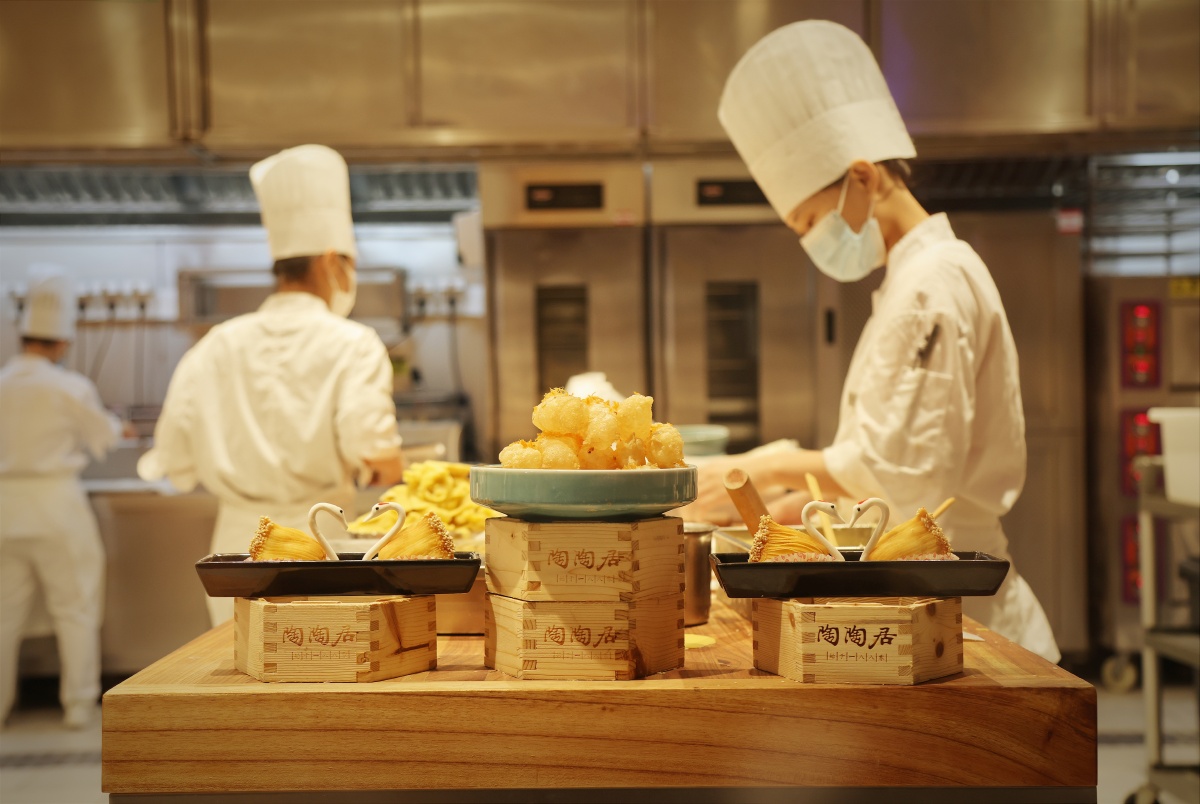 厨师粤式早茶#点心匠心陶陶居点心师傅老广商务烹饪存储家具#面包师傅