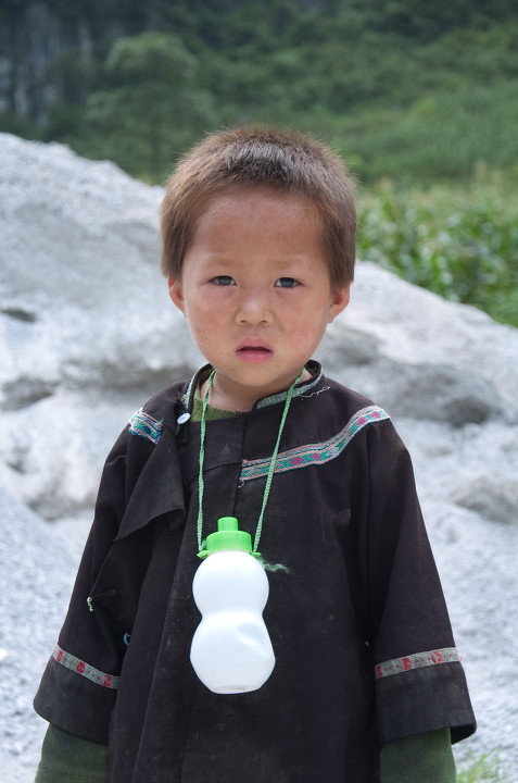 小男孩肖像