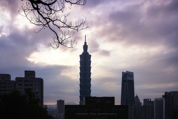 远眺台北101
