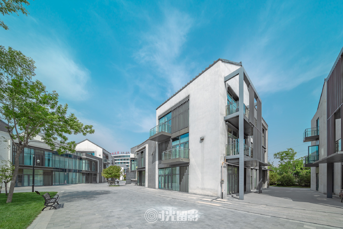 清凉夏日廖河公园建筑之美