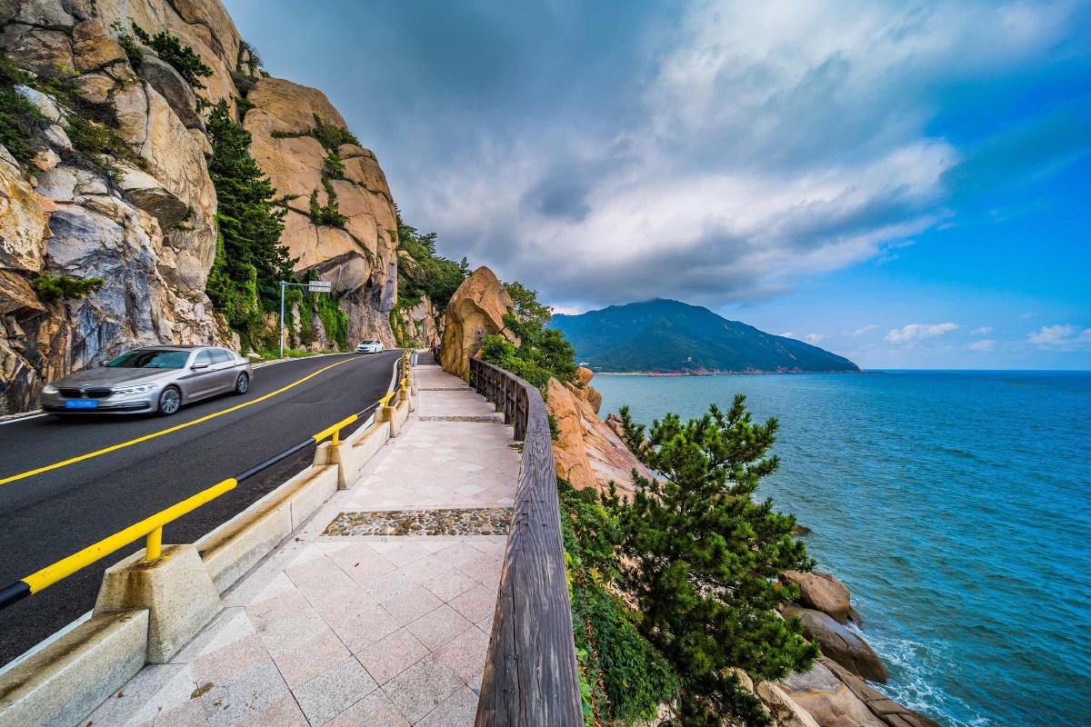 崂山东南海岸线风光