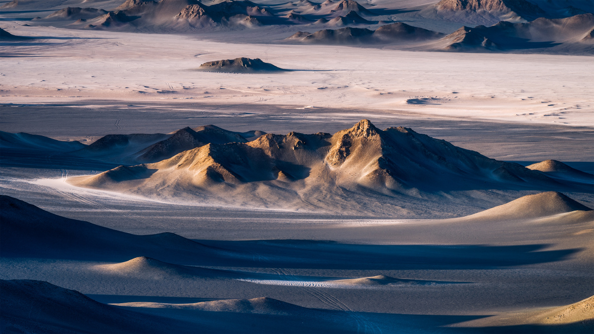 水墨丹青冷湖的水墨丹青戈壁荒漠中的千古绝唱
