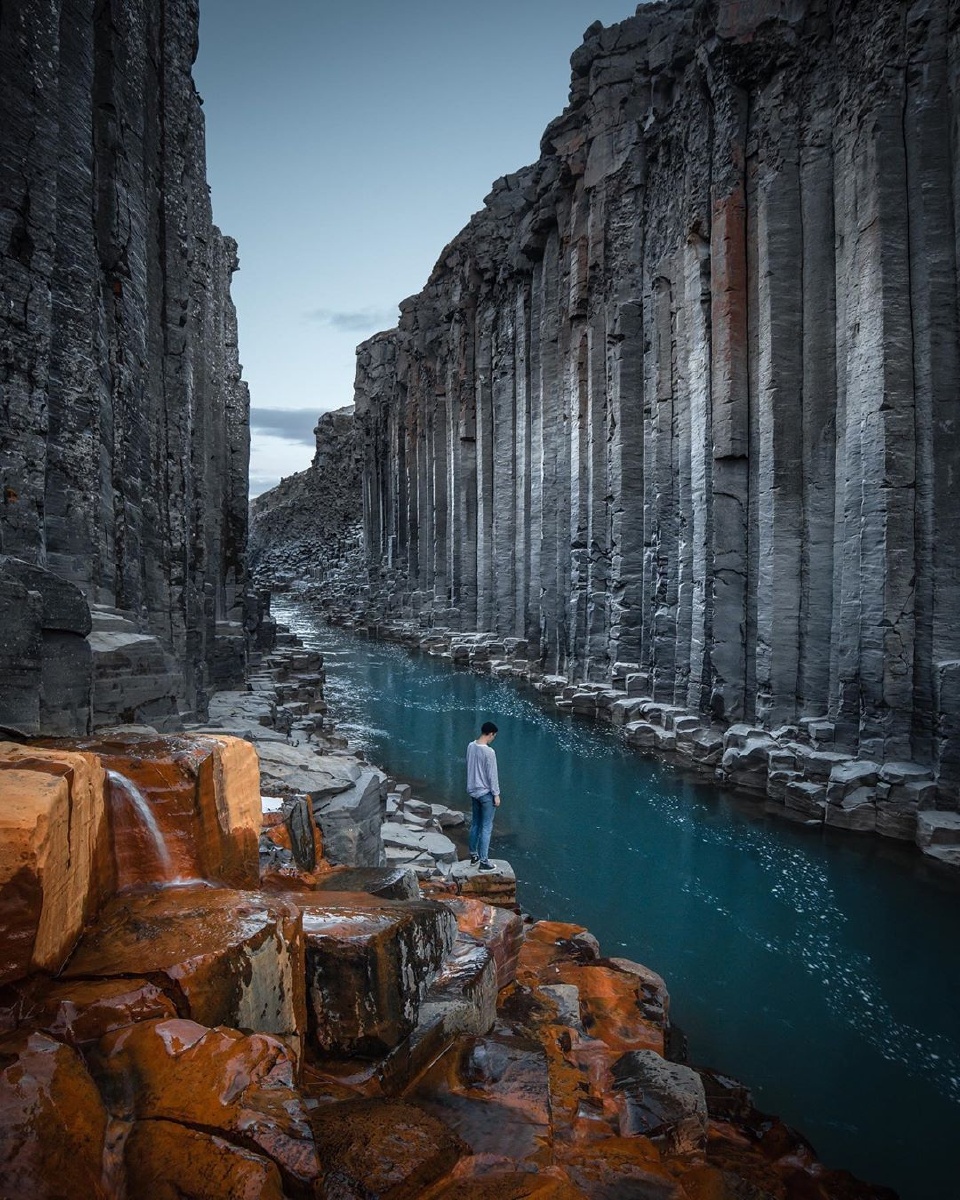 spending blue hour in and around this canyon was