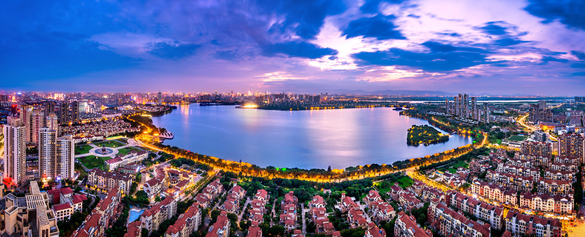南昌青山湖夜景