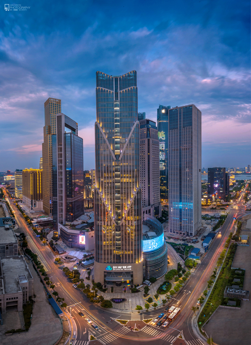 江西银行夜景