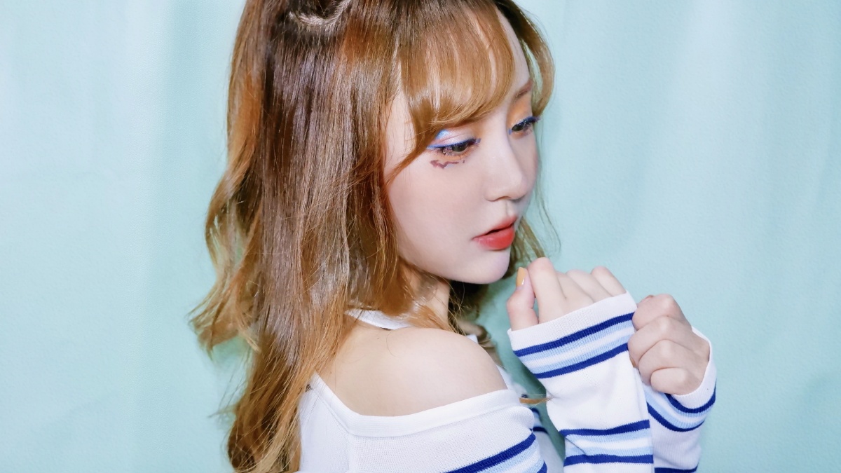 彩色眼线笔妆面图 - 橙子陈梓曦 - 图虫