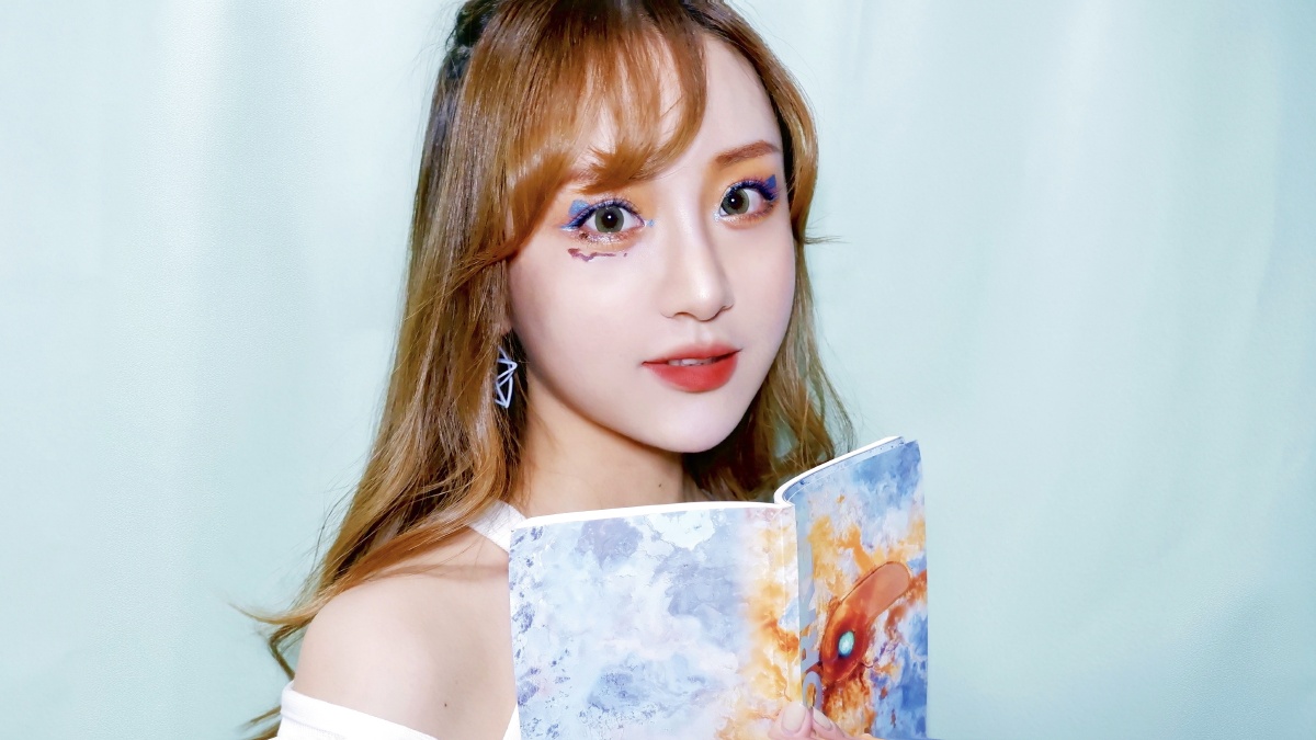 彩色眼线笔妆面图 - 橙子陈梓曦 - 图虫