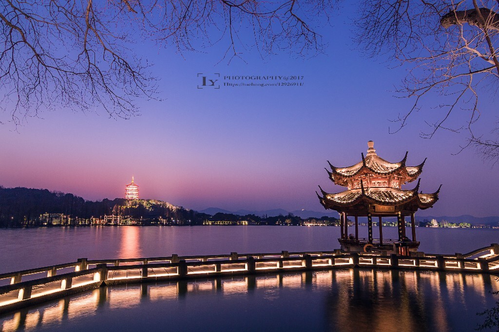 冬季里你不寂寞，夕阳亭和长桥一直在陪伴！！！