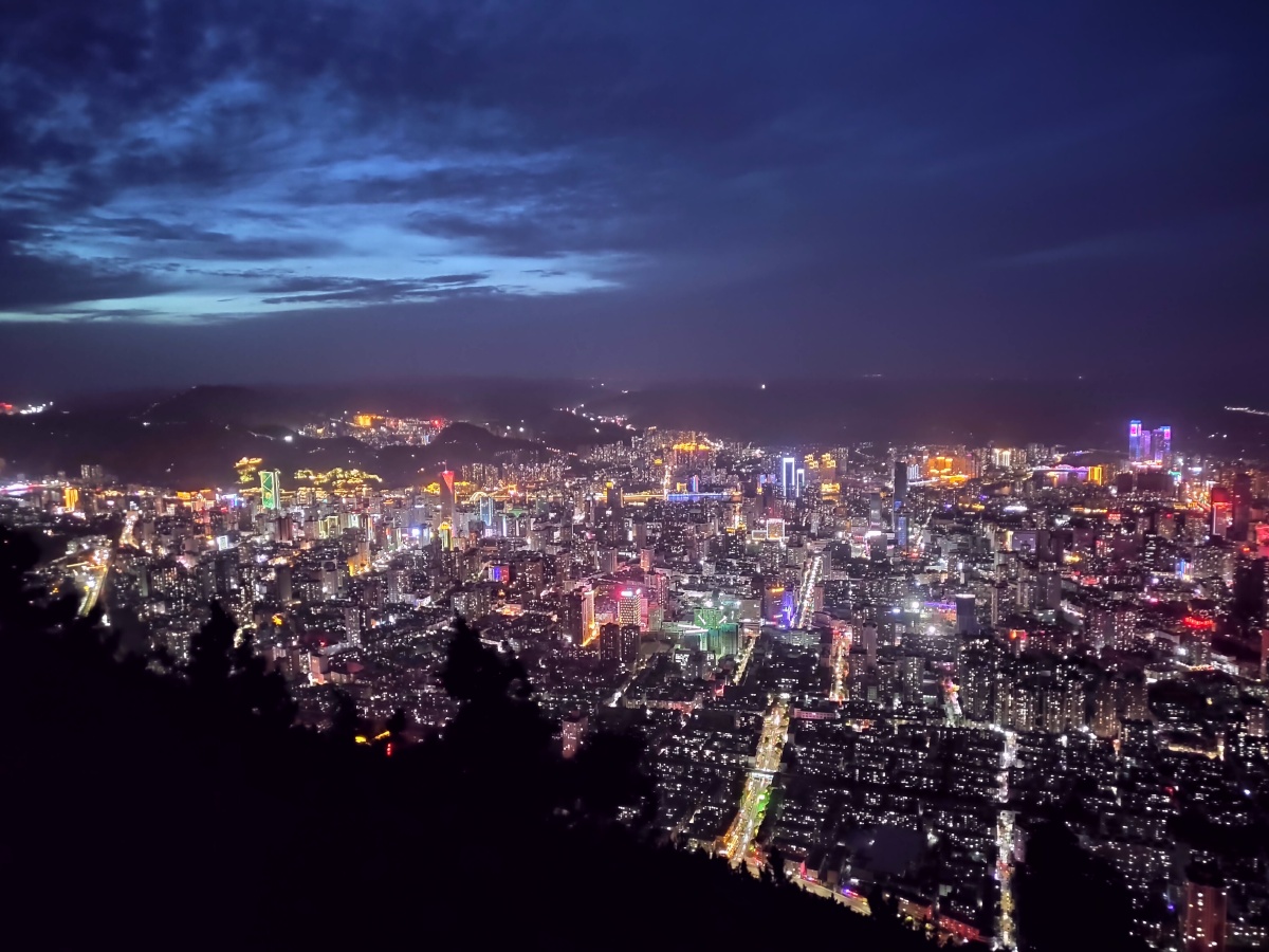 兰州兰山公园夜景