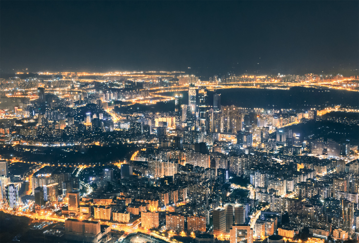 凌晨0点后的南宁夜色