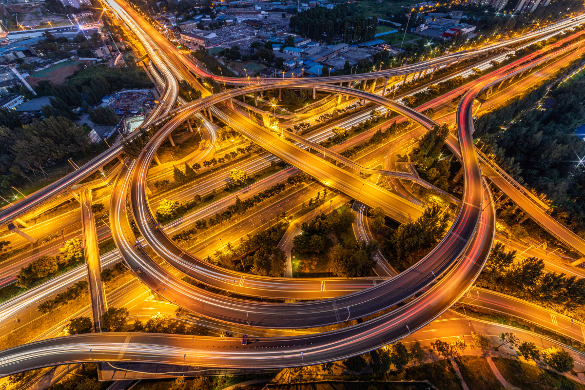 成都十陵立交夜景