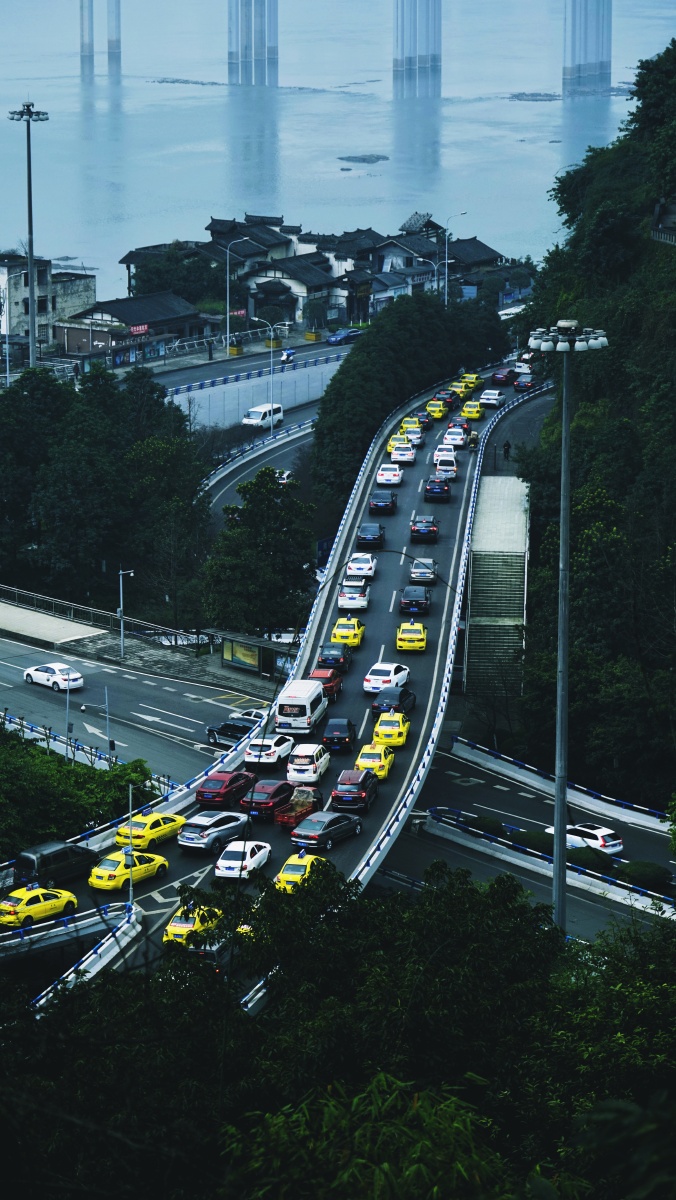 繁华的城市,车水马龙的街道 - 默黛魍 - 图虫