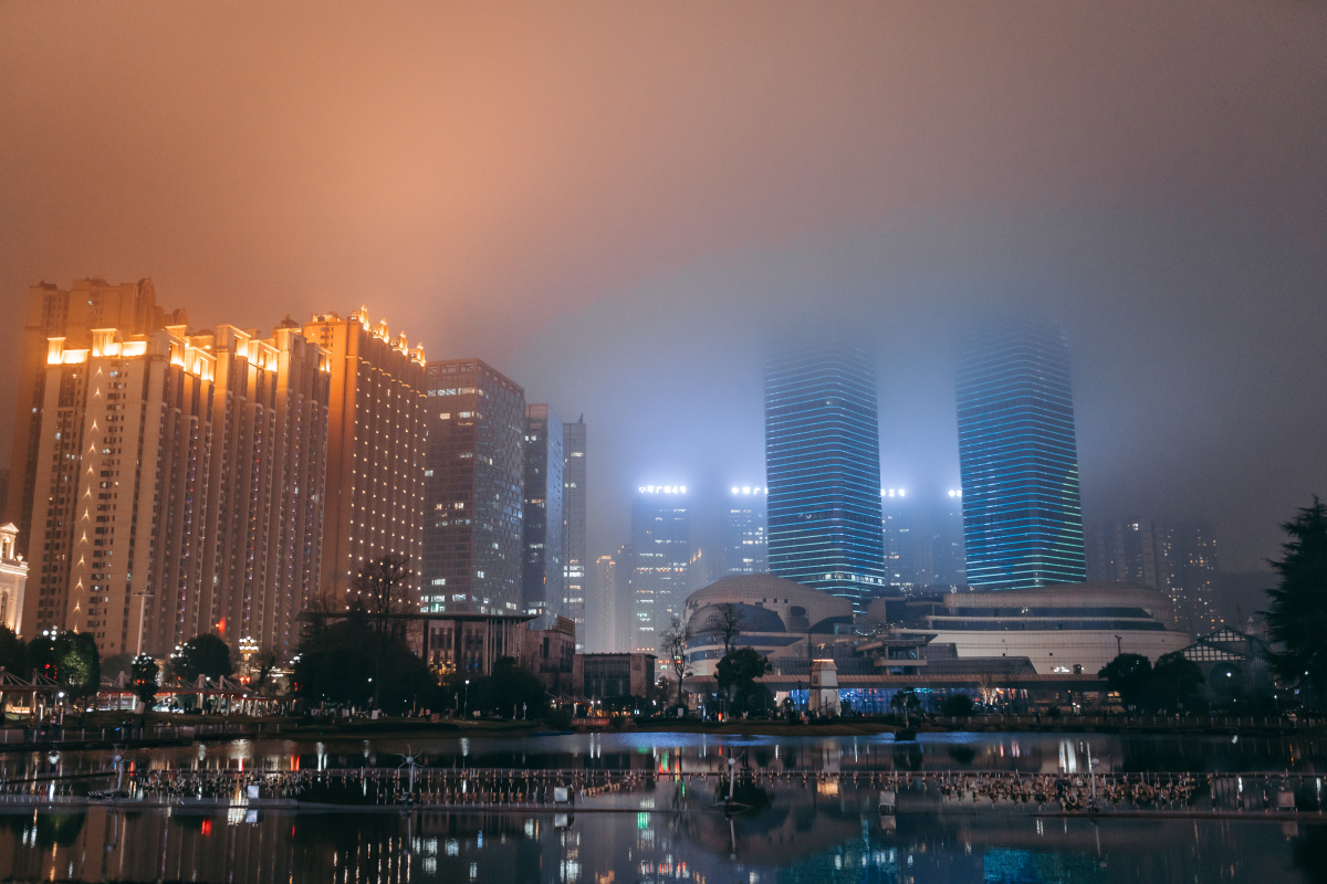 贵阳花果园夜景扫街解锁高空神仙机位