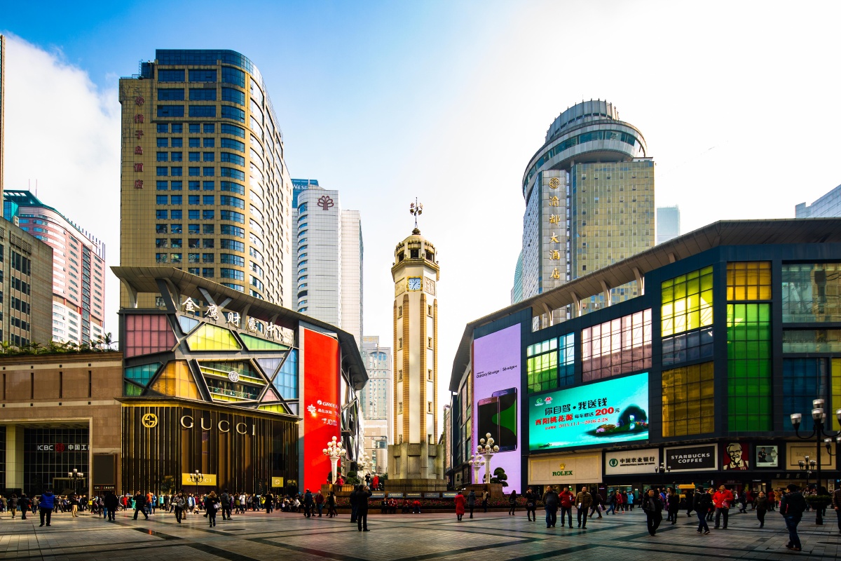 解放碑十字金街