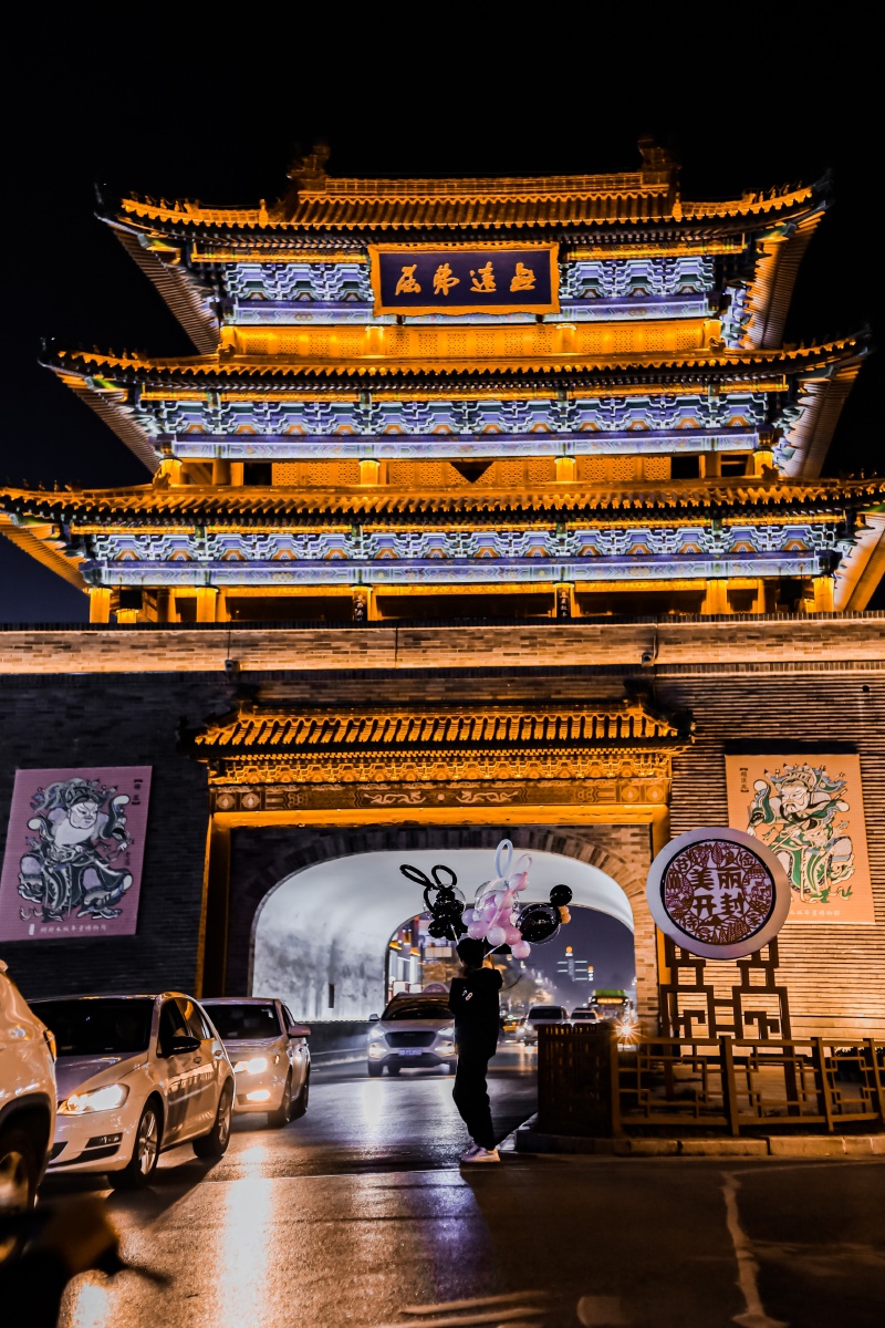 小白日常分享摄开封鼓楼广场