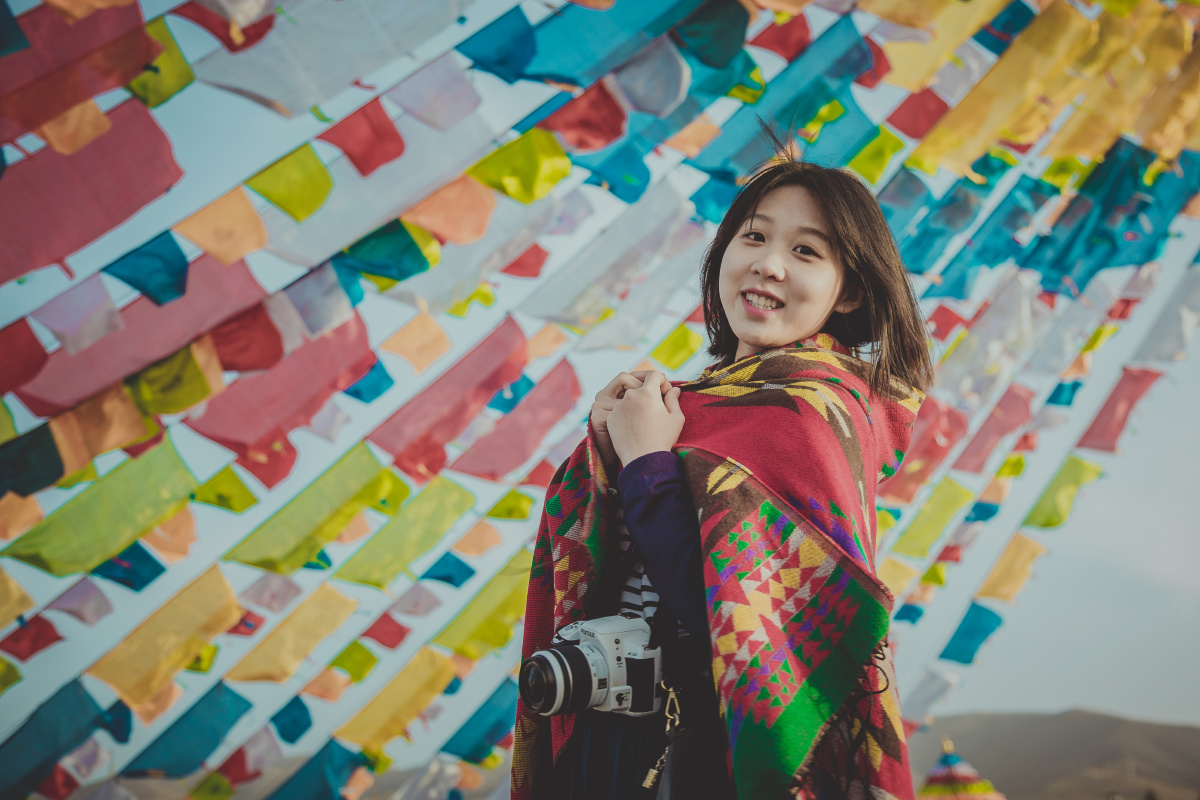 那天你问我有没有信仰 - 人像, 佳能, 青海湖, 图